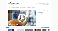 Desktop Screenshot of canal10tv.com